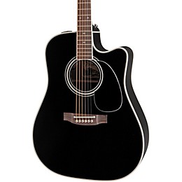 Open Box Takamine EF341SC Legacy Series Acoustic-Electric Guitar Level 2 Black 194744674235