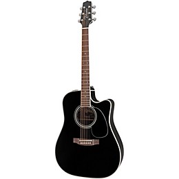 Open Box Takamine EF341SC Legacy Series Acoustic-Electric Guitar Level 1 Black