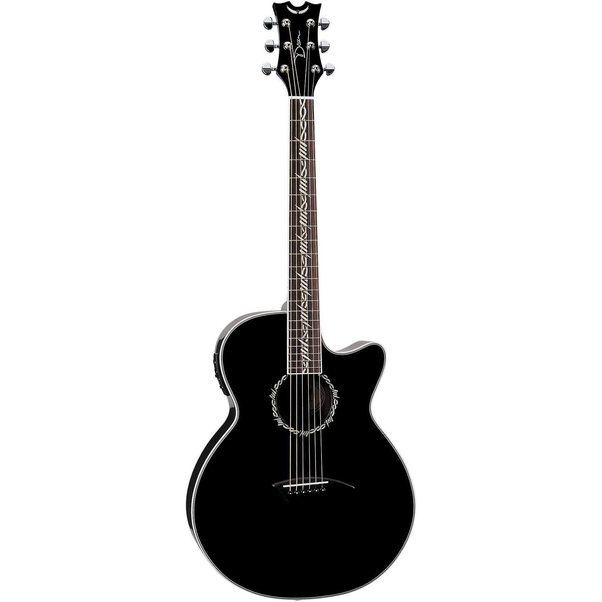 Dean Performer Tribal Cutaway Acoustic-Electric Guitar Classic