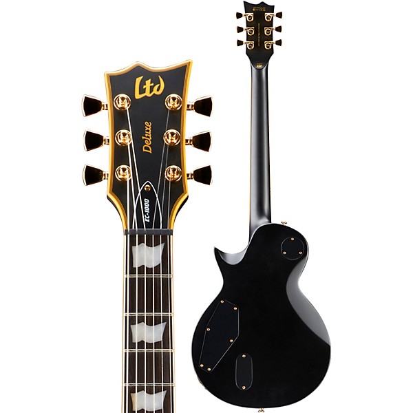 Open Box ESP LTD Deluxe EC-1000 Electric Guitar Level 2 Vintage Black 190839244871