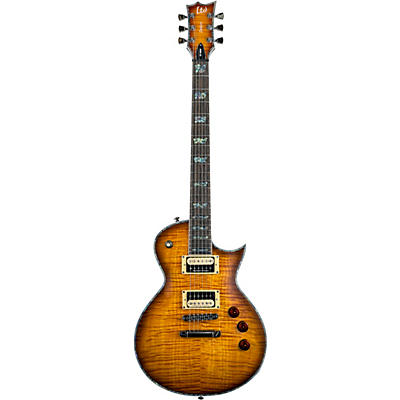 Esp Ltd Deluxe Ec-1000 Electric Guitar Amber Sunburst for sale