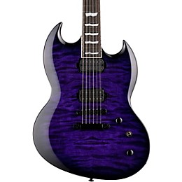 ESP LTD Deluxe Viper 1000 Electric Guitar See-Thru Purple Sunburst