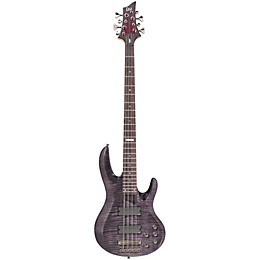 Open Box ESP B-208FM 8-String Bass with Flamed Maple Top Level 2 See-Thru Black 888366023952
