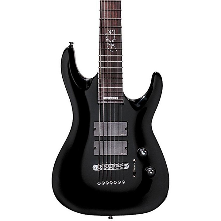 ESP LTD SC-607B 7-String Baritone Electric Guitar Black
