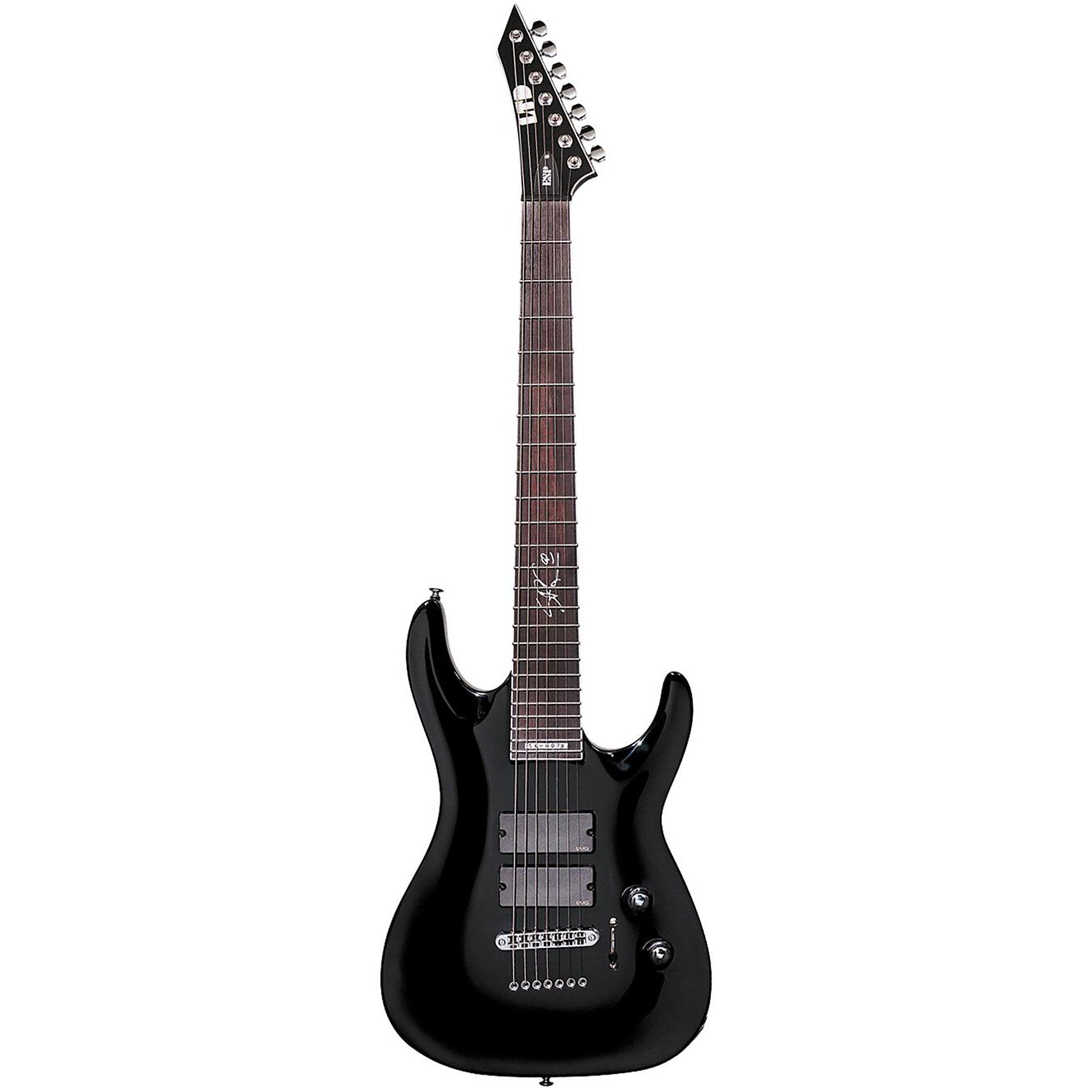 ESP SCT-607B Baritone Electric Guitar Black | Guitar Center