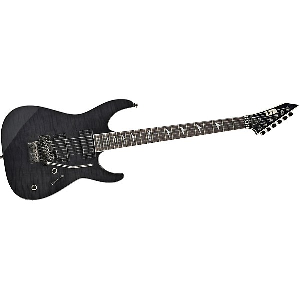 ESP M-200FM Electric Guitar See-Thru Black Black Hardware