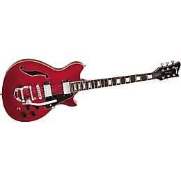 ESP PS-2V Paramount Semi-Hollow Electric Guitar Candy Apple Red Chrome Hardware