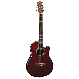 Applause AA13 Minibowl Cutaway Acoustic Guitar Ruby Red