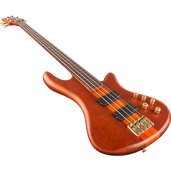 Schecter Guitar Research Stiletto Studio-4 Fretless Bass Satin Honey