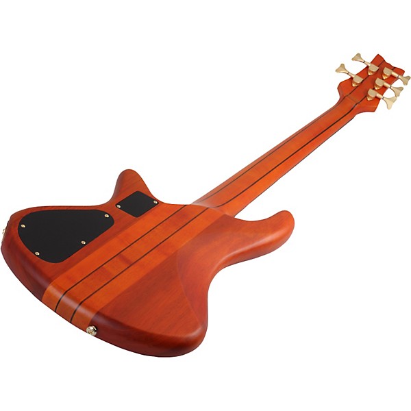 Open Box Schecter Guitar Research Stiletto Studio-5 Fretless Bass Level 1 Satin Honey
