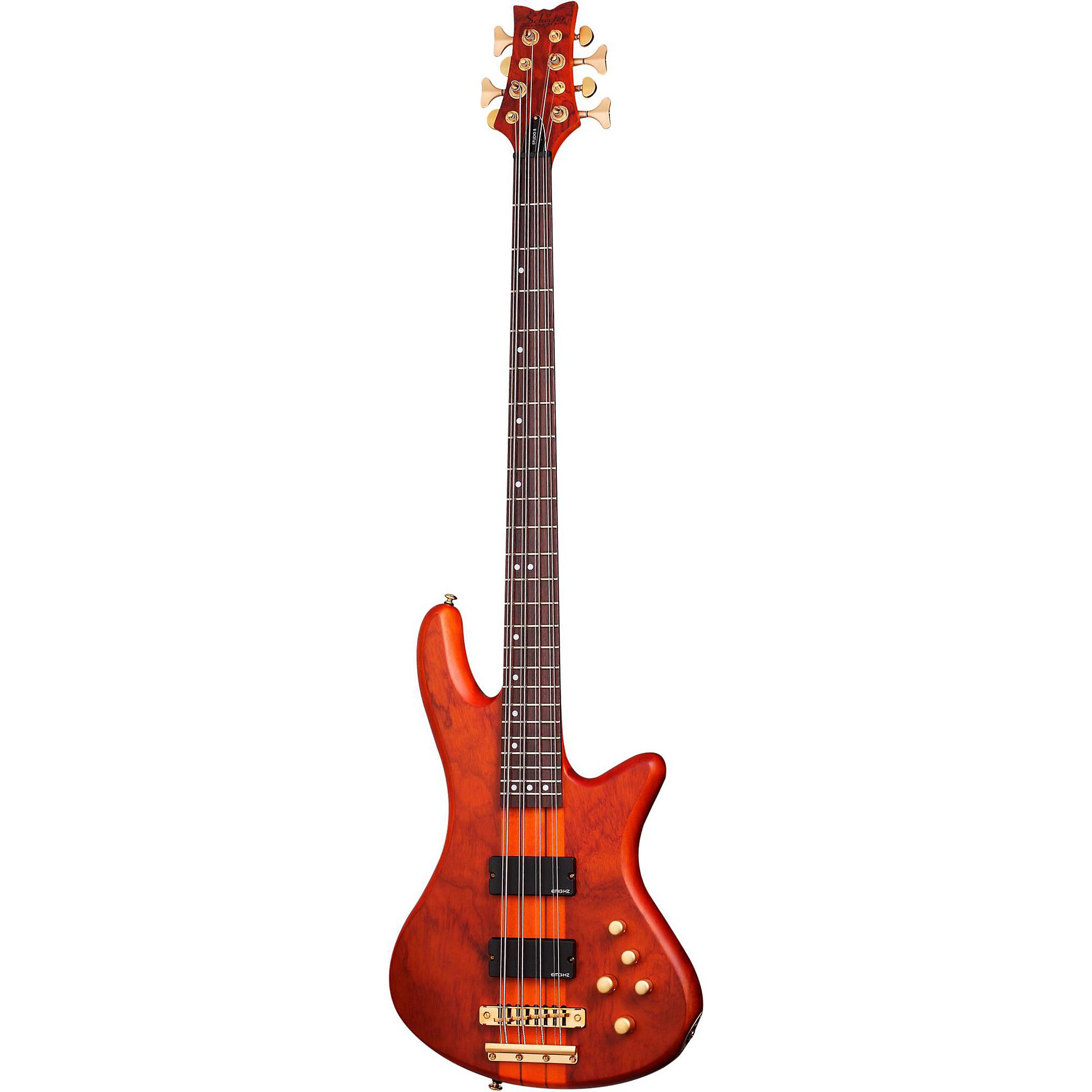 Schecter Guitar Research Stiletto Studio-8 Bass Satin Honey