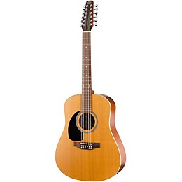 Open Box Seagull Coastline Series S12 Dreadnought Left-Handed 12-String Acoustic Guitar Level 2 Natural 190839079909