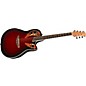 Ovation Applause Series AE148 Super Shallow Cutaway Acoustic-Electric Guitar Red Ruby Burst thumbnail