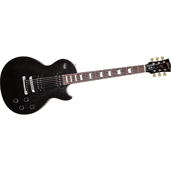 Open Box Gibson Les Paul Studio Electric Guitar Level 1 Satin Ebony Chrome  Hardware | Guitar Center