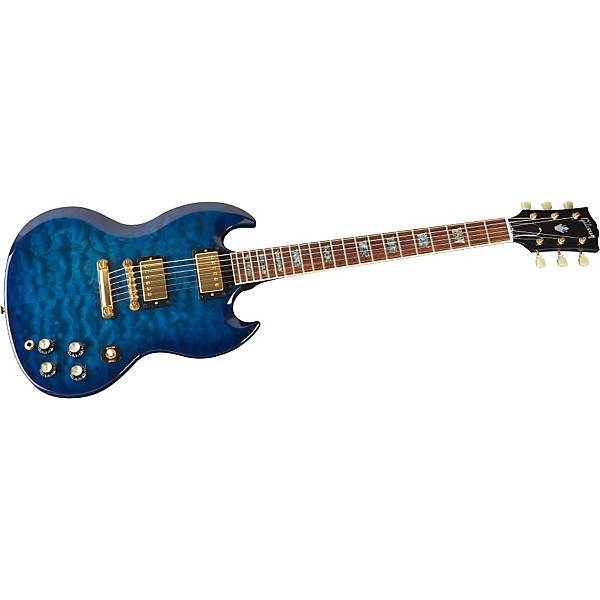 Gibson SG Elegant Quilt Blue Burst