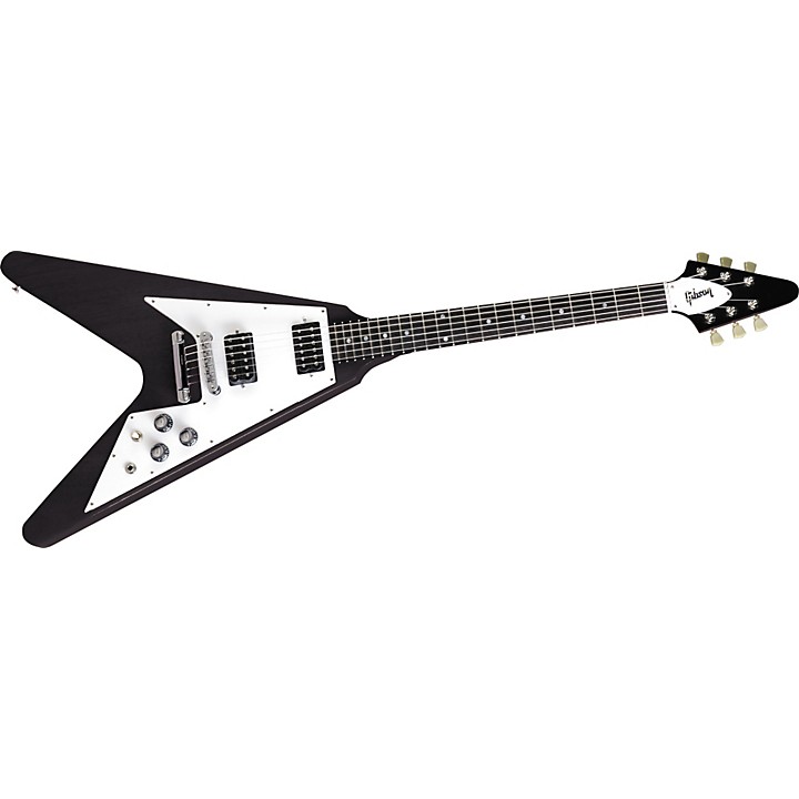 Gibson Faded Flying V Satin Ebony | Guitar Center