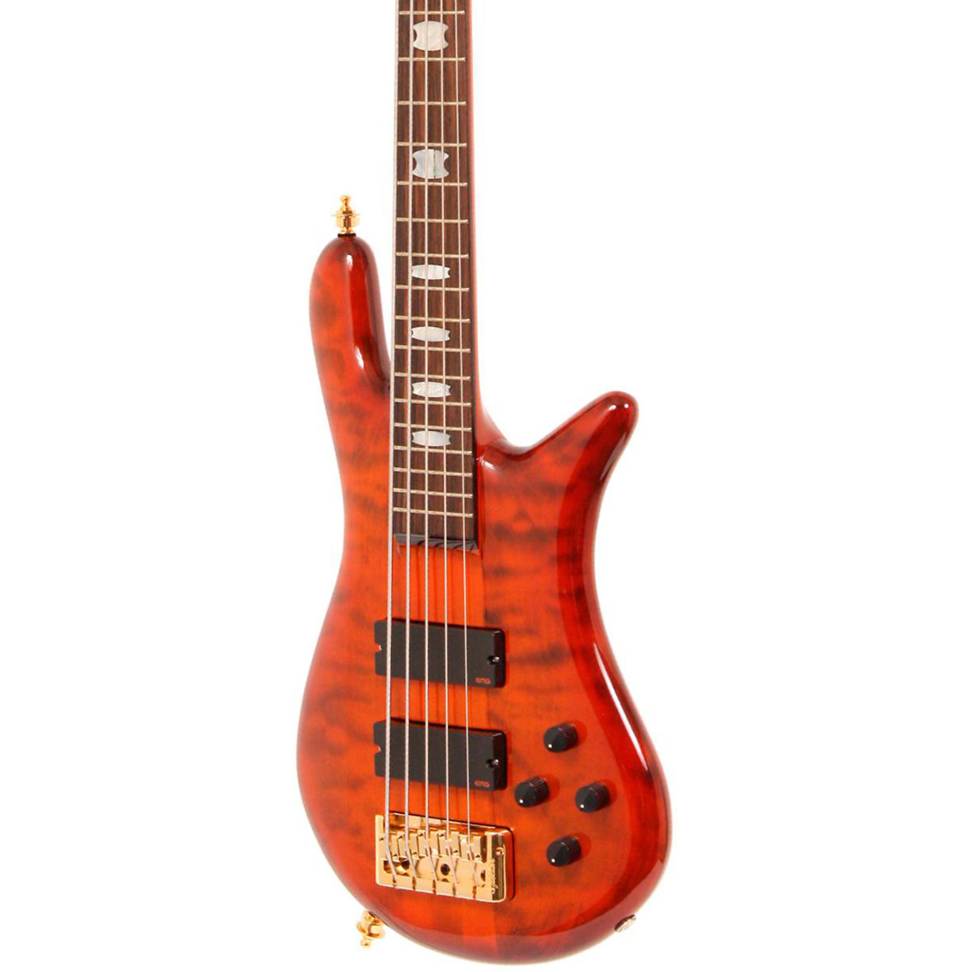 Spector Euro 5 LX 5-String Bass Guitar Amber Gold Hardware
