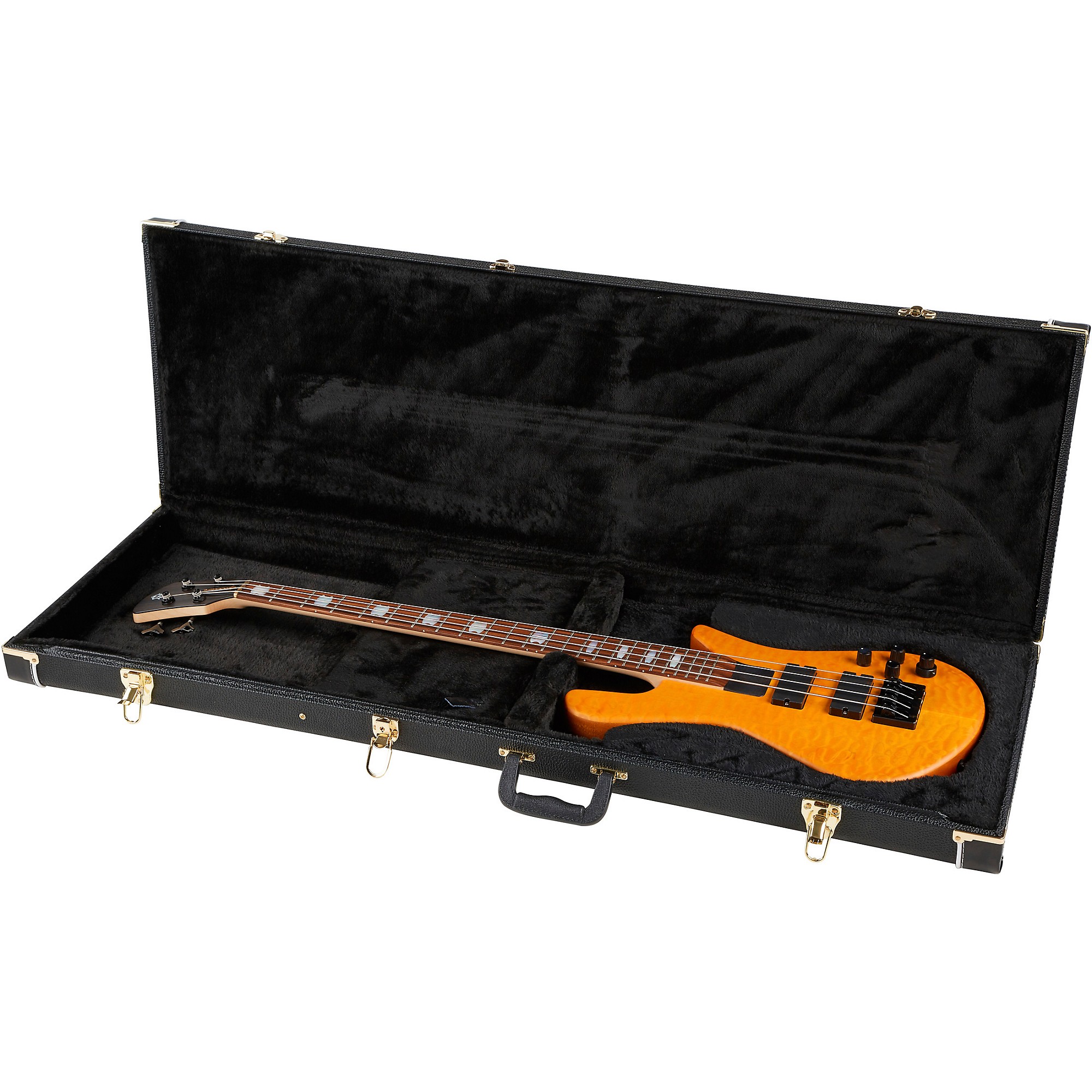 Platinum Spector NS-4H2-FM USA 4-String Bass Guitar Golden