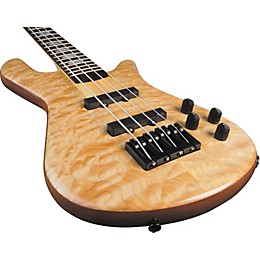 Spector NS-4H2-FM USA 4-String Bass Guitar Natural Oil Black Hardware