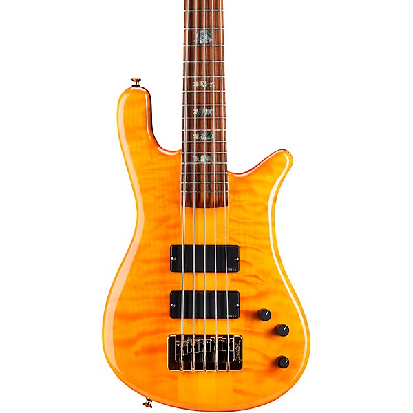 Spector NS-5XL USA 5-String Bass Golden Stain Gold Hardware