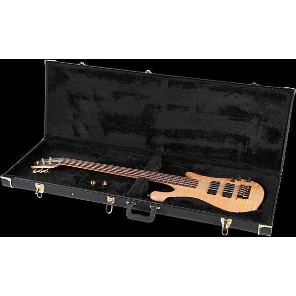 Spector NS-5XL USA 5-String Bass Natural Oil Gold Hardware
