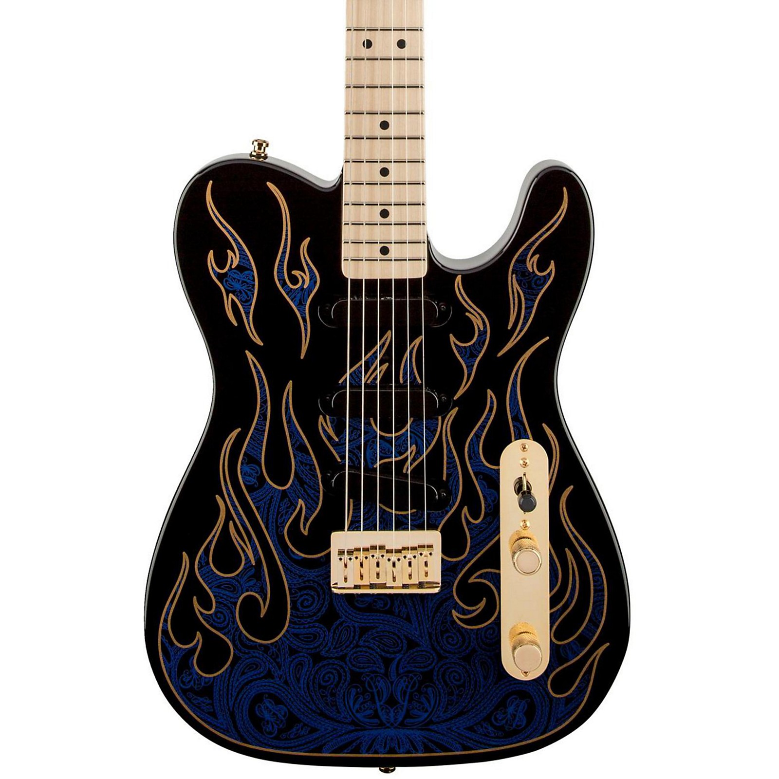 Fender Artist Series James Burton Telecaster Electric Guitar Blue 