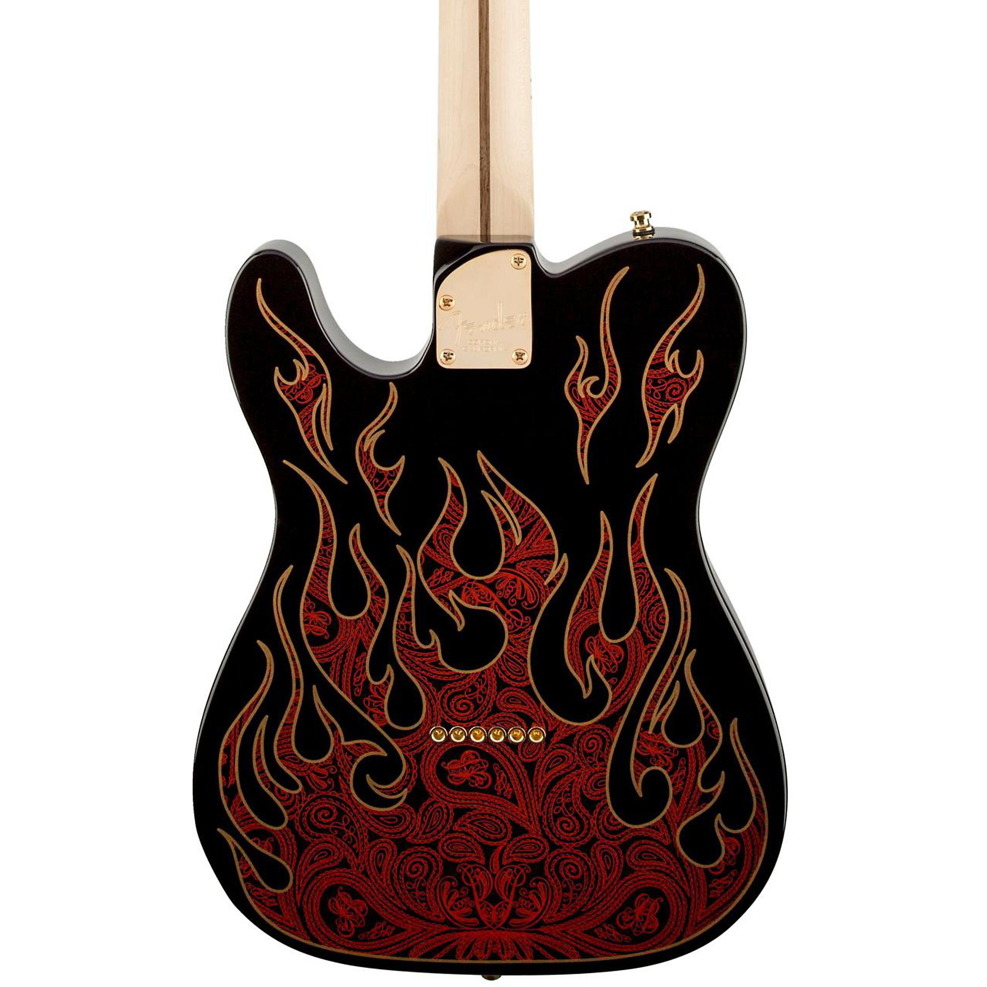 Fender Artist Series James Burton Telecaster Electric Guitar Red