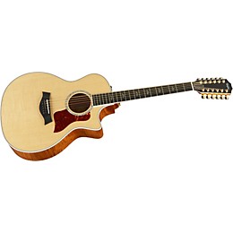 Taylor 654ce 12-String Cutaway Acoustic-Electric Guitar Natural