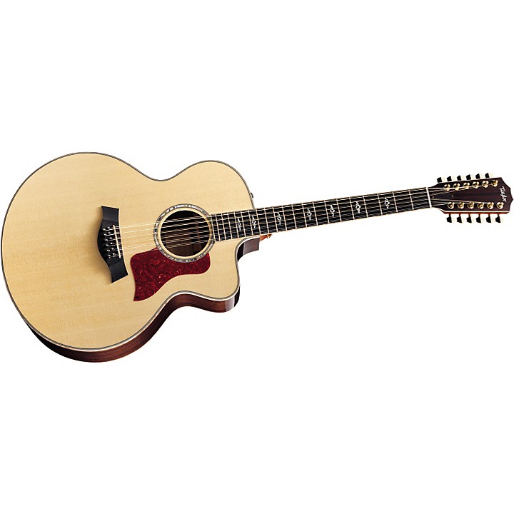 Platinum Taylor 855ce 12-String Jumbo Cutaway Acoustic-Electric