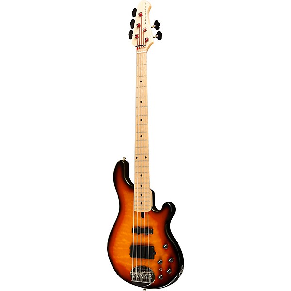 Lakland Deluxe 55-94 5-String Bass 3-Color Sunburst Maple Fretboard