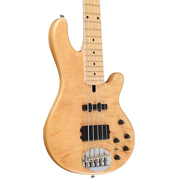 Lakland Skyline Deluxe 55-02 5-String Bass Natural Maple Fretboard