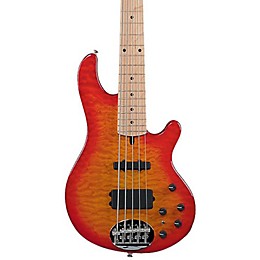 Lakland Skyline Deluxe 55-02 5-String Bass 3-Color Sunburst Maple Fretboard