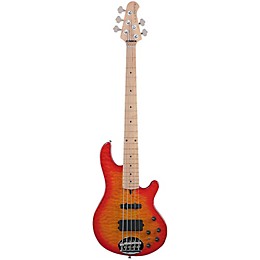 Lakland Skyline Deluxe 55-02 5-String Bass 3-Color Sunburst Maple Fretboard