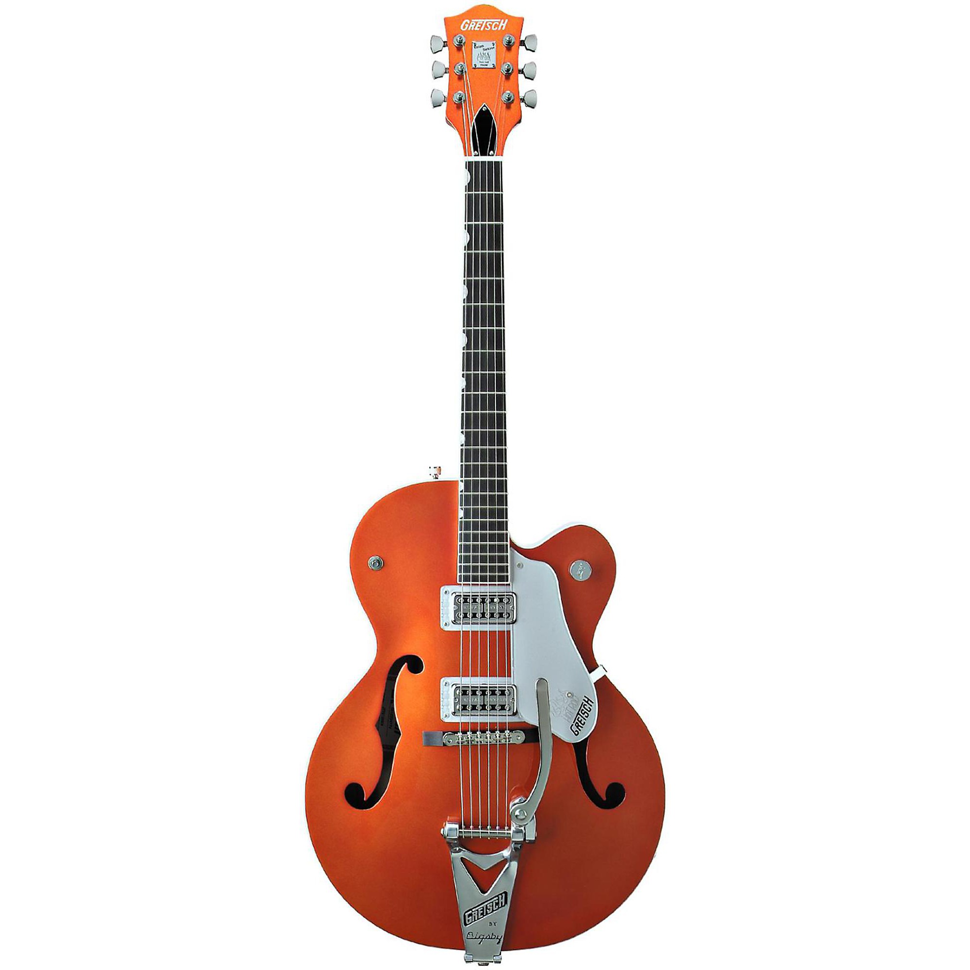 Platinum Gretsch Guitars G6120SH Brian Setzer Hot Rod Tangerine