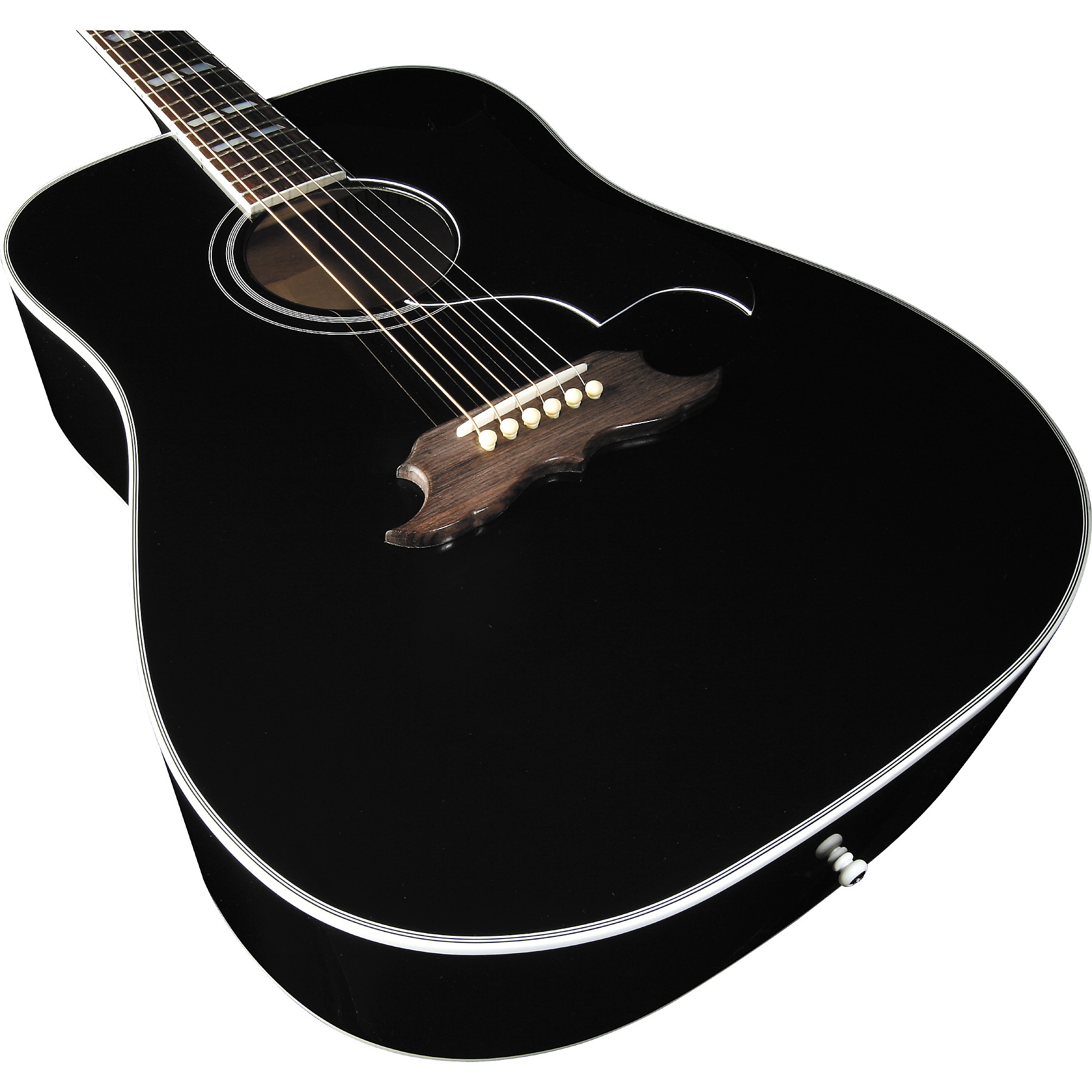 Platinum Gibson Elvis Presley Dove Acoustic-Electric Guitar Ebony