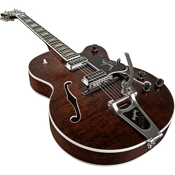 値下げ中！Gibson Custom ギター認定証　ブラウン Gibson USED 中古 Les Paul Custom Mahogany Top (Walnut Stain) 【SN