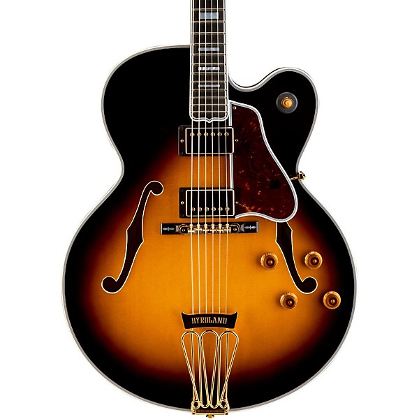 Gibson Custom Byrdland Hollowbody Electric Guitar Vintage Sunburst Gold Hardware
