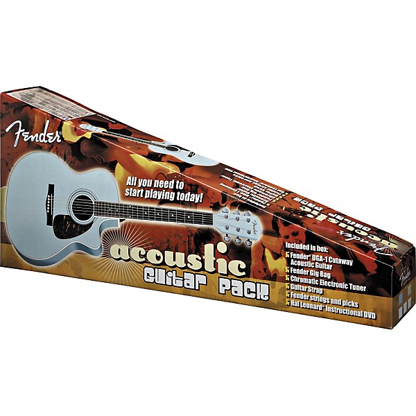 Fender DGA-1 Acoustic Guitar Pak Daphne Blue | Guitar Center