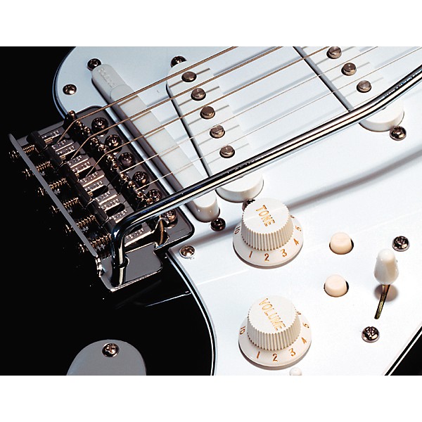 Fender Standard Roland Stratocaster Electric Guitar Black Rosewood