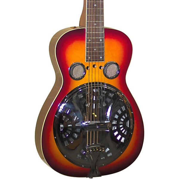 Regal RD-40 Resonator Cherry Sunburst Square Neck