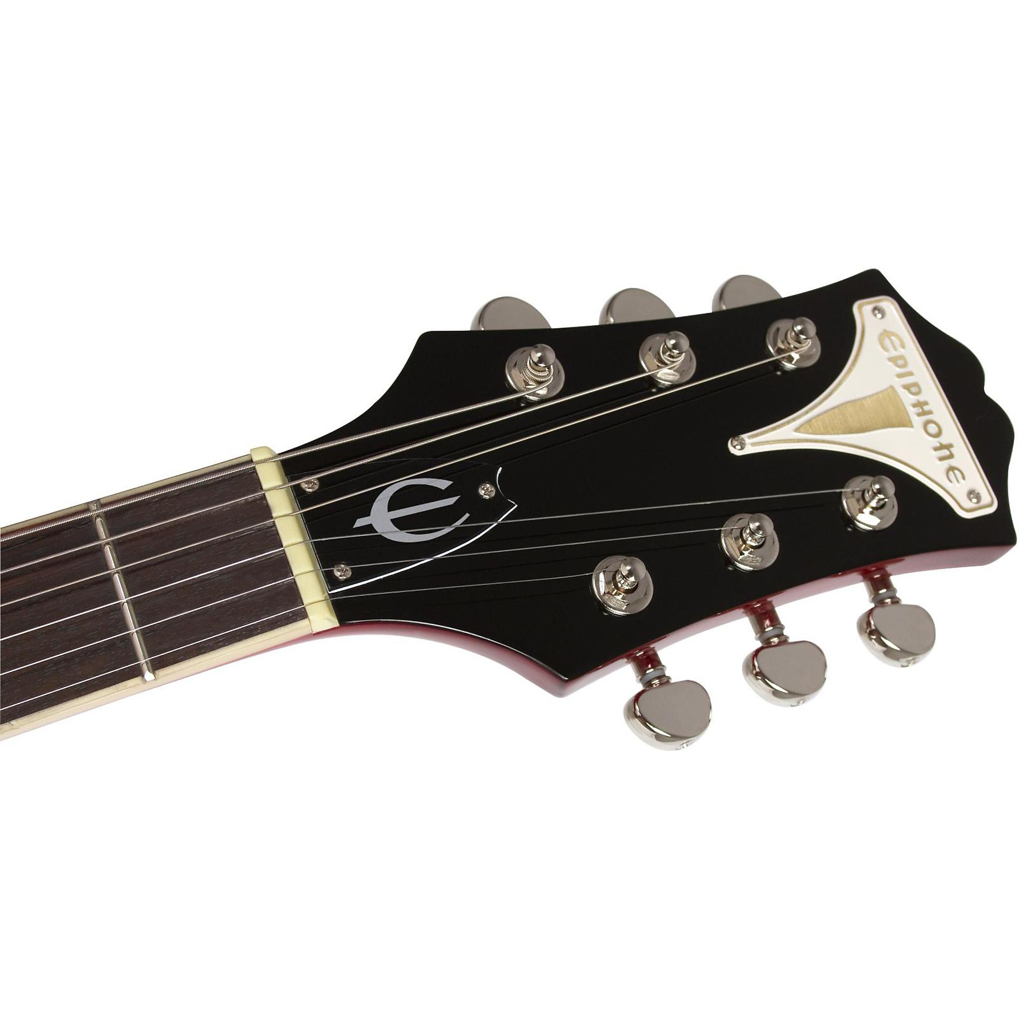 Epiphone Wildkat Bigsby Hollowbody Electric Guitar Wine Red