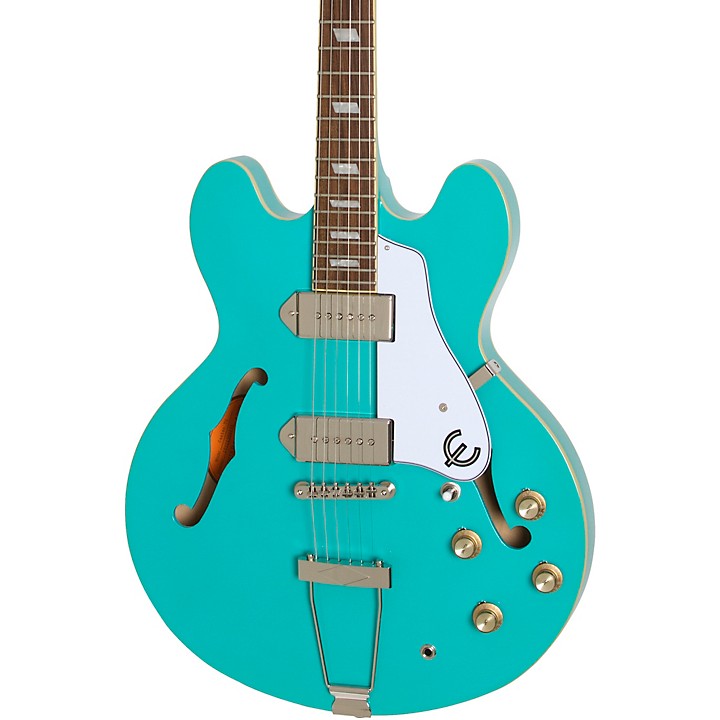ギター Epiphone Casino Turquoise Open Box Epiphone Casino Hollowbody Electric Guitar