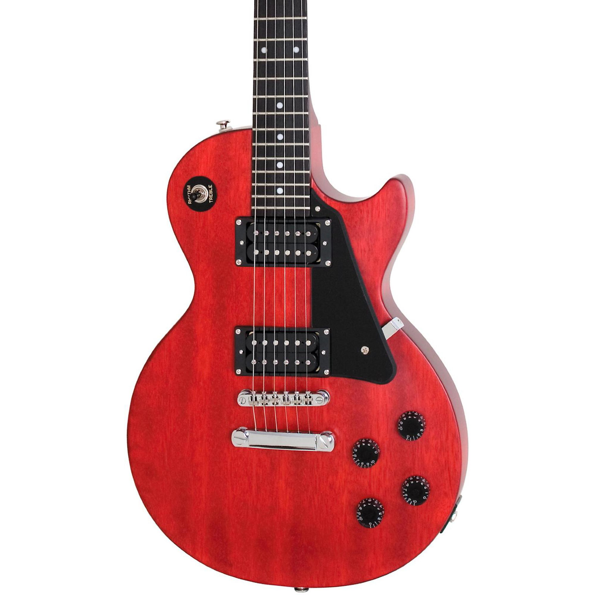 Open Box Epiphone Les Paul Studio Electric Guitar Worn Cherry