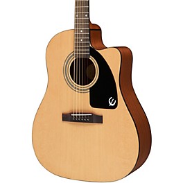 Epiphone AJ-100CE Acoustic-Electric Guitar Natural Chrome Hardware