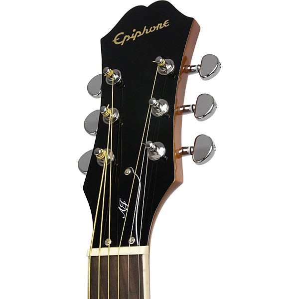 Restock Epiphone AJ-200S Acoustic Guitar Vintage Sunburst Chrome