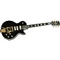 Gibson Custom Les Paul Custom Electric Guitar with 3 Zebra Pickups and Bigsby - one of a kind Ebony thumbnail