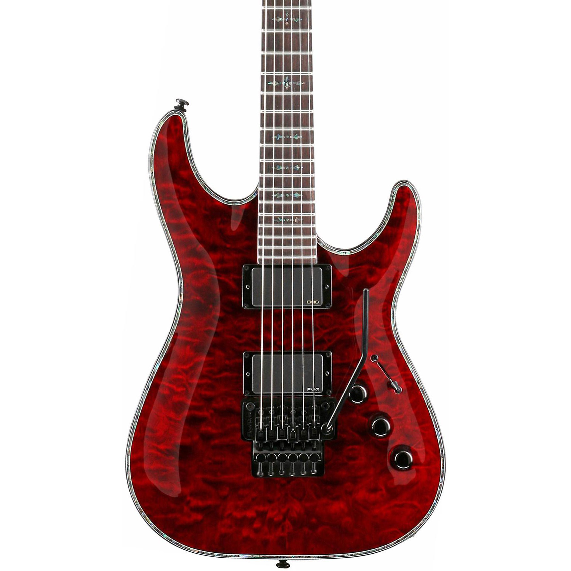 schecter metal guitar