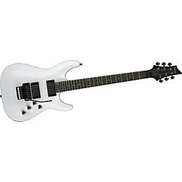 Schecter Guitar Research C-1 FR Electric Guitar White BLK CHROME