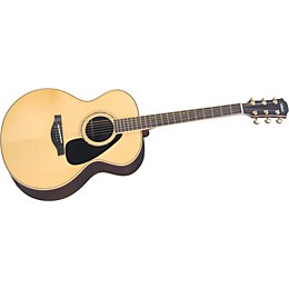 Yamaha L Series LJ16 Jumbo Acoustic Guitar with Case Natural