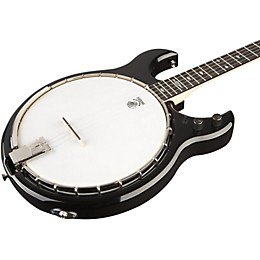 Open Box Deering Crossfire Electric Banjo Level 1 Black